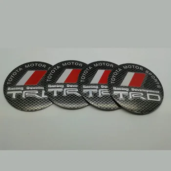 

4pcs 56.5mm TRD Car Wheel Center Hub Cap Emblem Badge Sticker for Toyota Corolla rav4 Camry Yaris Car Accessories