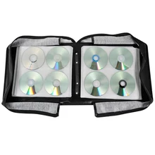 Binder CD сумка большая емкость DVD Прочный портативный чехол для переноски Ткань Оксфорд ручной ремешок застежка-молния медиа ХРАНЕНИЕ ЧЕРНЫЙ