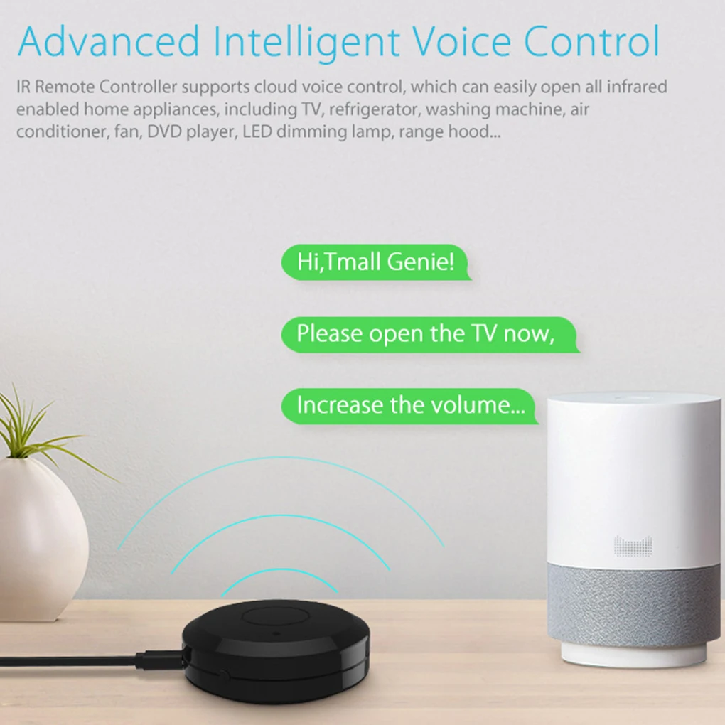

Universal Remote Control Home Living Room Bedroom Smart Wifi Infrared 360 Degrees Remote Control