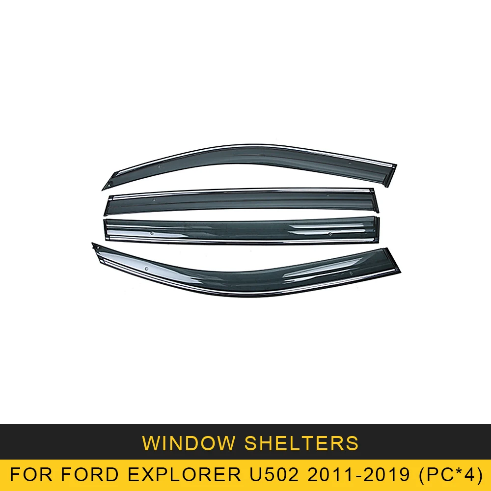 Для FORD Explorer U502 2011-, защита от солнца и дождя, козырьки щиток, защитная крышка, накладка, рамка, наклейка, аксессуары