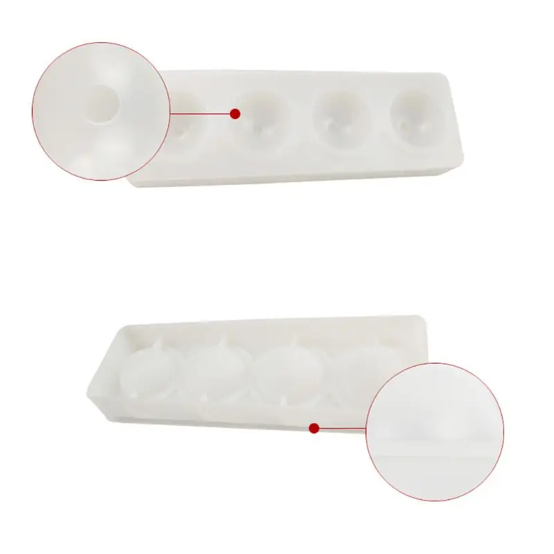Handmade 2.5" Large Ball Mold Sphere Ball Orb Silicone Resin Molds Jewelry Tools