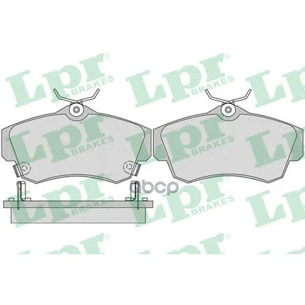 Колодки Тормозные Chrysler Pt Cruiser 1.6-2.4 00- Передние Lpr 05p1061 Lpr арт. 05P1061