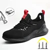 Work Sneakers Safety Indestructible Shoes Steel Toe Work Safety Boot Anti-puncture Safety Shoes Work Boots Men Shoes Footwear ► Photo 2/6