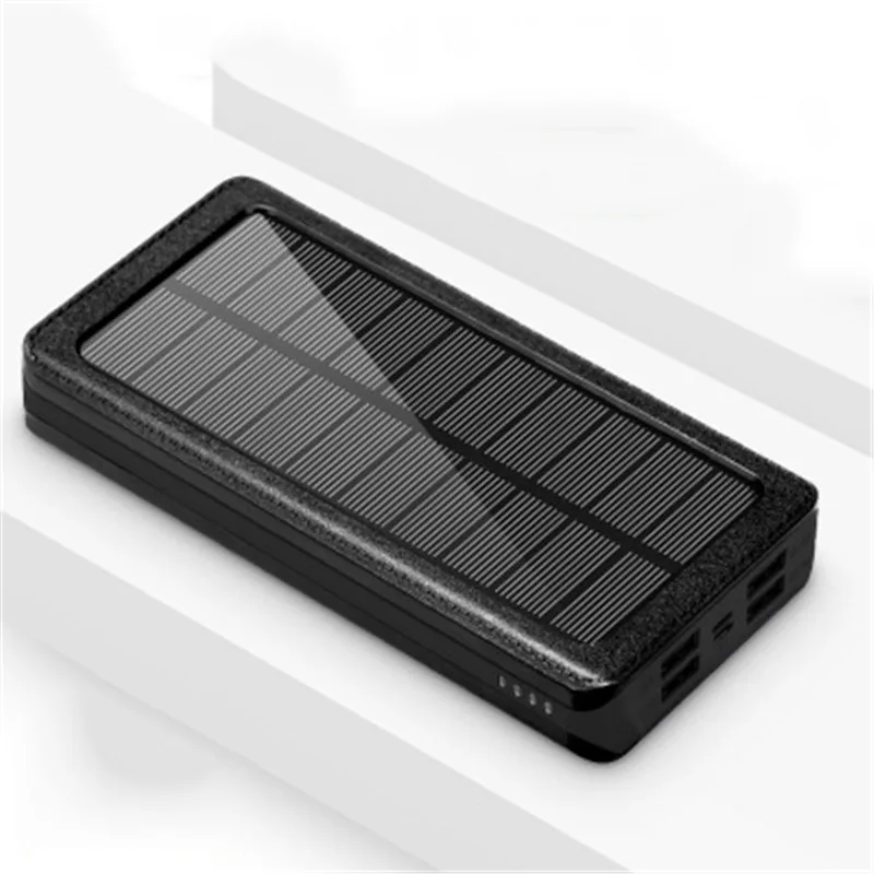 Solar Phone 80000mAh Quick Charge Powerbank External Battery with Flashlight 4 USB Ports Portable for Xiaomi Iphone Samsung power bank charger