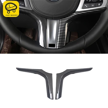 

CarMango For BMW 3 Series G20 2020 Car Styling Steering Wheel Cover Frame Trim Sticker Interior Accessories