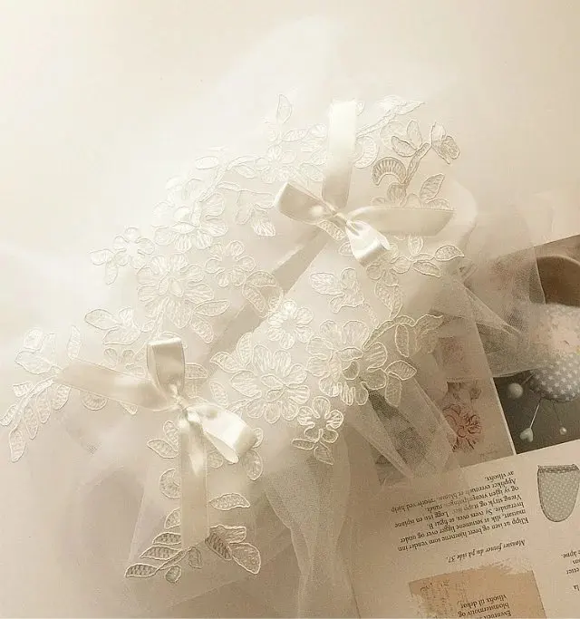 21x12x7cm beige/pink/grey romantic embroidered lace removable tissue case car household cute floral storage case for tissue