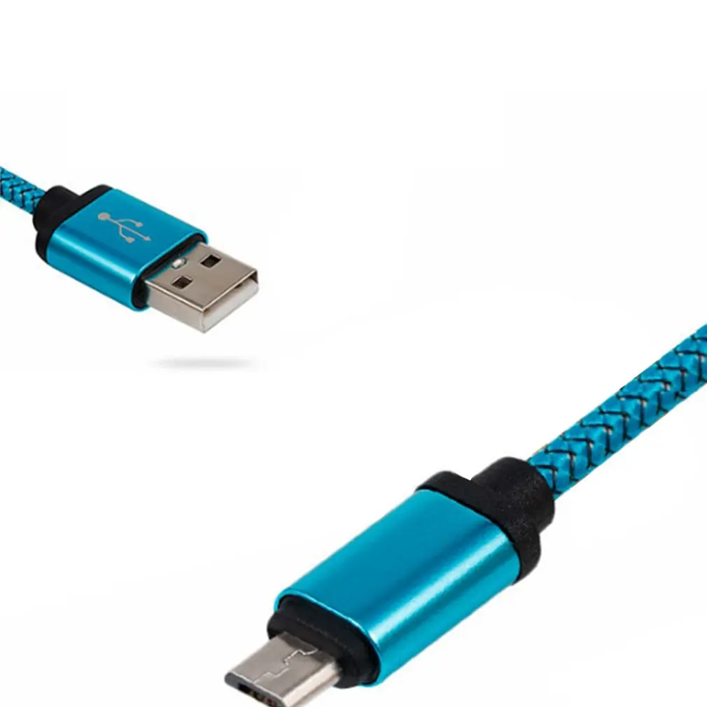 Micro USB Cable 2A Fast Charging Nylon USB Sync Data Mobile Phone Adapter Charger Cable For Samsung Sony HTC LG Android Cables