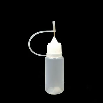 

50Pcs 10ml E-liquid Empty Bottle Needle Bottle Electronic Cigarette Plastic Squeezable Dropper Bottles Refillable