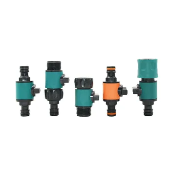 

10pcs 5/8" Nipple Quick Connector Garden Tap Car Wash Water Gun Connector Water Valve 3/4" Watering Hose Fittings
