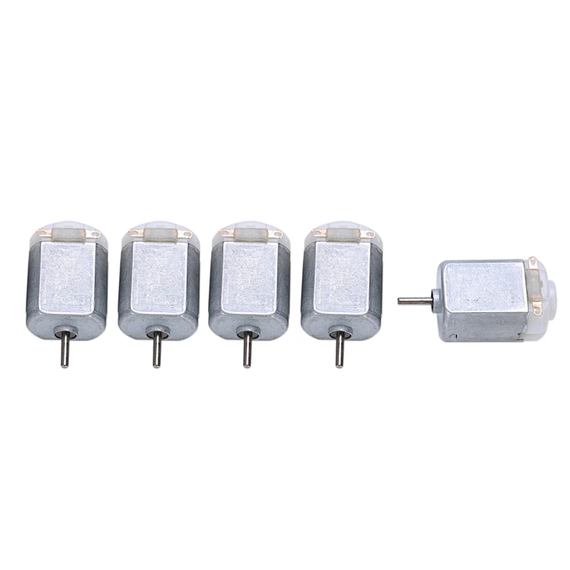 

DC1-6V/3V 17000-18000RPM Micro Motor for Car Model Toys, 5Pcs