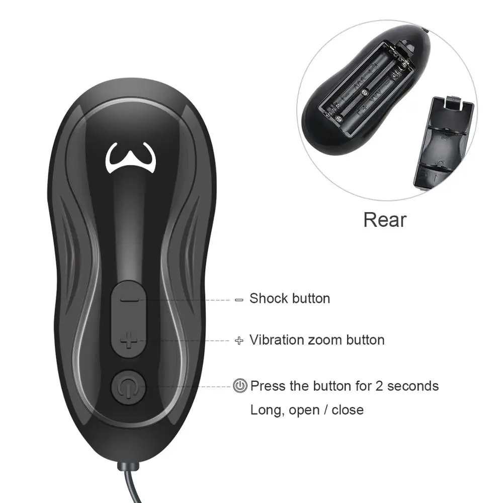 Penis Vibrator 12 Frequency Glans Ring Cock Sleeve Glans Stimulation Glans Trainer Erection Male Masturbation Penis Massagers