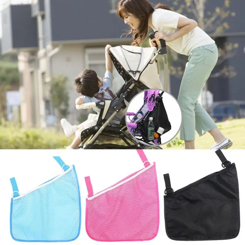 best stroller for kid and baby Baby Infant Cart Pram Stroller Accessories Mesh Side Hanging Bag Pushchair Storage Net Bag Organizer Kids Toys Bottle best baby stroller accessories	