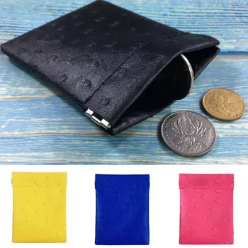 

Pu Leather Coin Purse Women Men Small Mini Short Wallet Bag Money Change Key Earbuds Headphone Credit Card Holder for Kids Girl