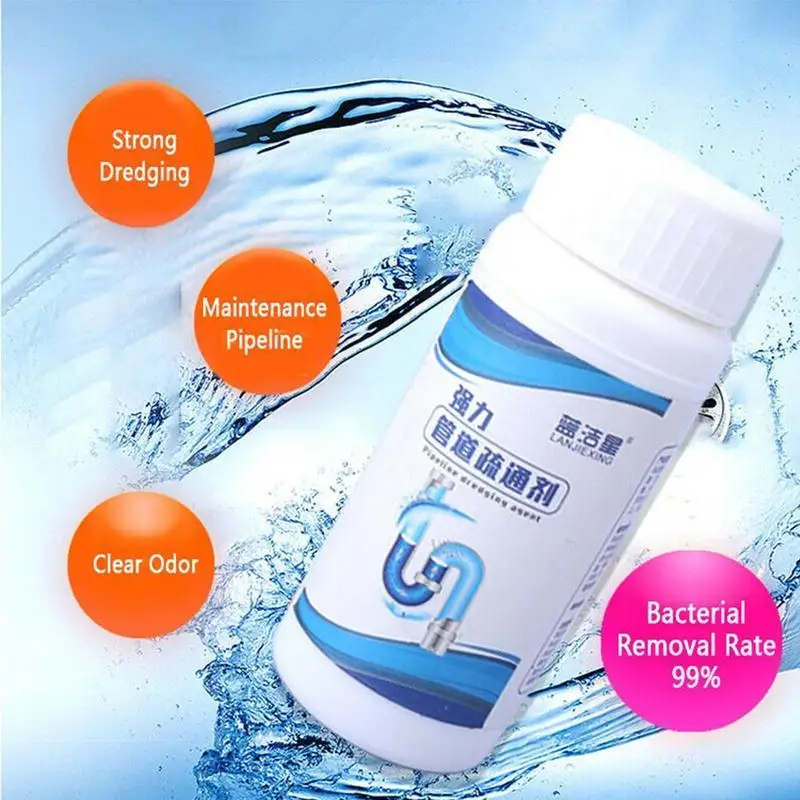 Sink Drain Bottled Powerful Cleaner Closestool Toilet Kitchen Deodorization Clogging Sewer Dredging Dredge Agent Pipe drain cleaner pipe dredging agent pipe cleaner pipe dredging tool