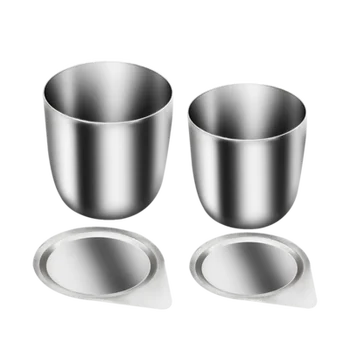 

Purity 99.99% silver crucible high temperature resistance 50ml with cover 30ml national standard content 30g Laboratory