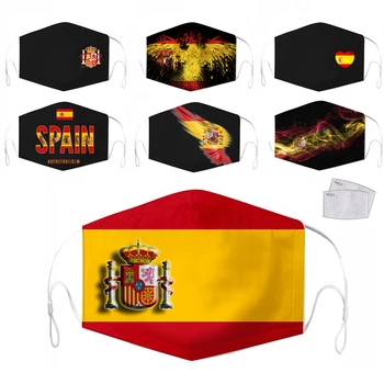 

Spanish Flag 3D Printing Filter Masks Carbon Insert Anti-dust Reusable Mask Rise From The Ashes Spain
