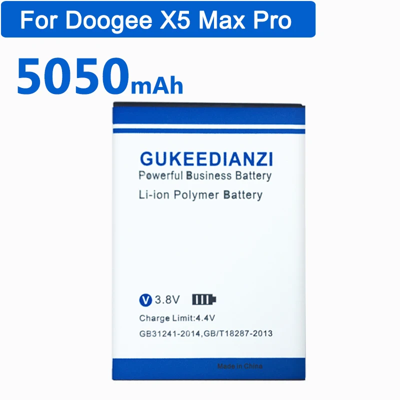 GUKEEDIANZI BAT16484000 Для Doogee X5 Max Pro мобильный телефон литий-ионная аккумуляторная батарея 5050 мАч Высокая емкость стабильные батареи