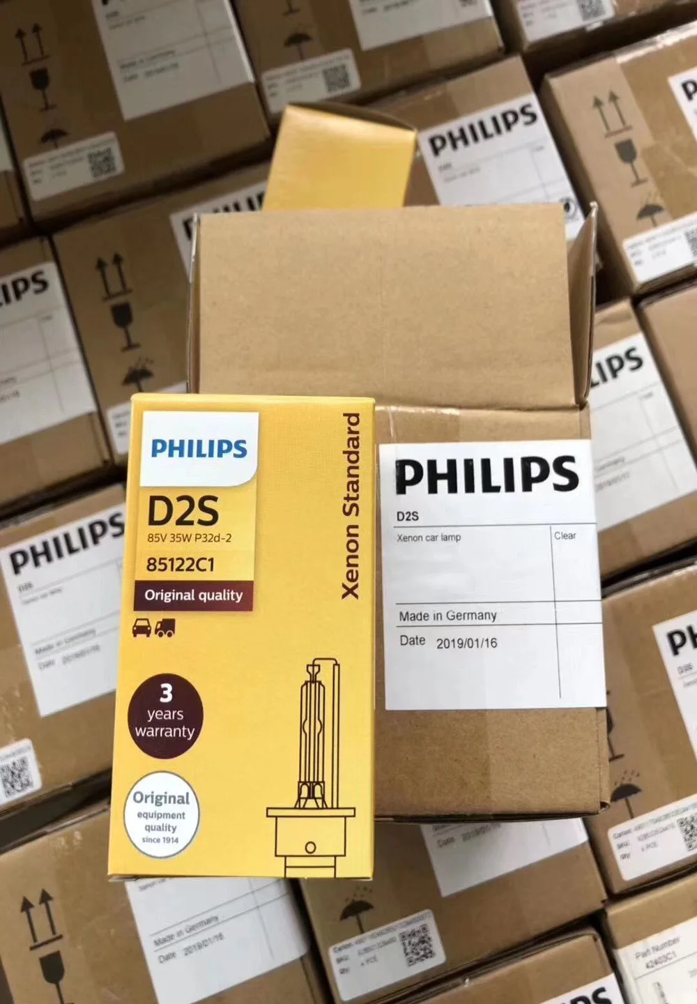 Philips HID D1S D2S D2R D3S D4S D5S 35W ксеноновый стандарт 4200K Авто оригинальная автомобильная лампа OEM Замена обновления, 1X