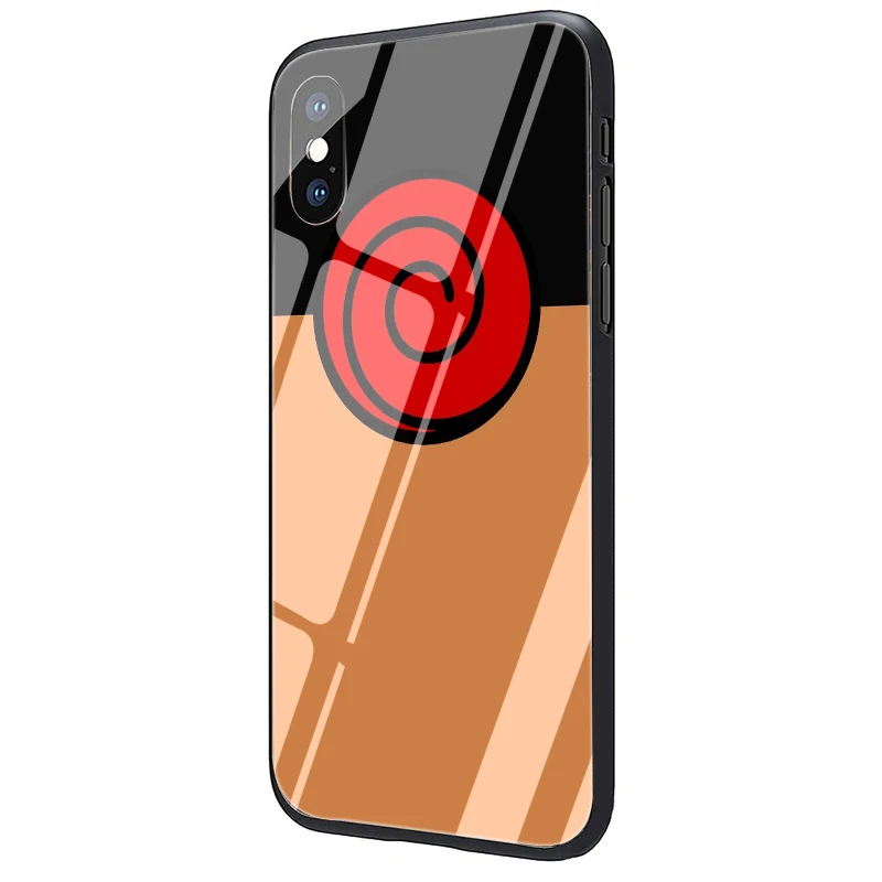 EWAU Аниме Наруто Чехол из закаленного стекла для телефона для iphone 5 5s SE 6 6s 7 8 plus X XR XS 11 Pro Max - Цвет: G10