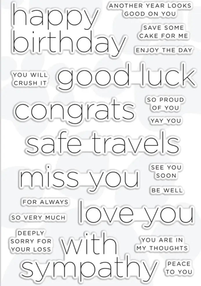 

line everyday Clear Stamp for DIY Scrapbooking/Card Making/Kids Fun Decoration Supplies A2122