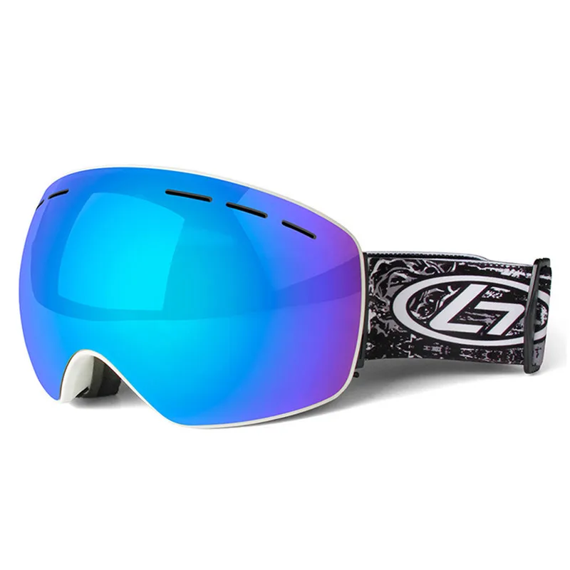 Лыжные очки двухслойные UV400 Анти-туман большие Лыжные маски очки для катания на лыжах мужчины женщины снег сноуборд очки