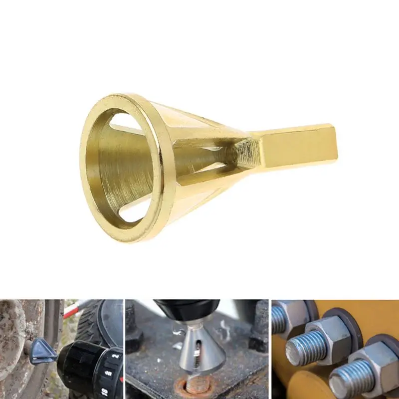 Stainless Steel Deburring External Chamfer Tool Drill Bit Remove Burr Tire Repair Tools Car Accessories