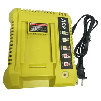

2020 New 40V Lithium-ion Battery Charger For Ryobi OP401/OP4040/OP4040A/OP4050A Amercian Regulations Rechargeable Power Tool