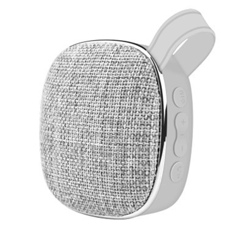Полный портативный Bluetooth мини-динамик громкой связи беспроводной открытый TF карта Аудио плеер Портативный беспроводной Bluetooth динамик - Цвет: Gray