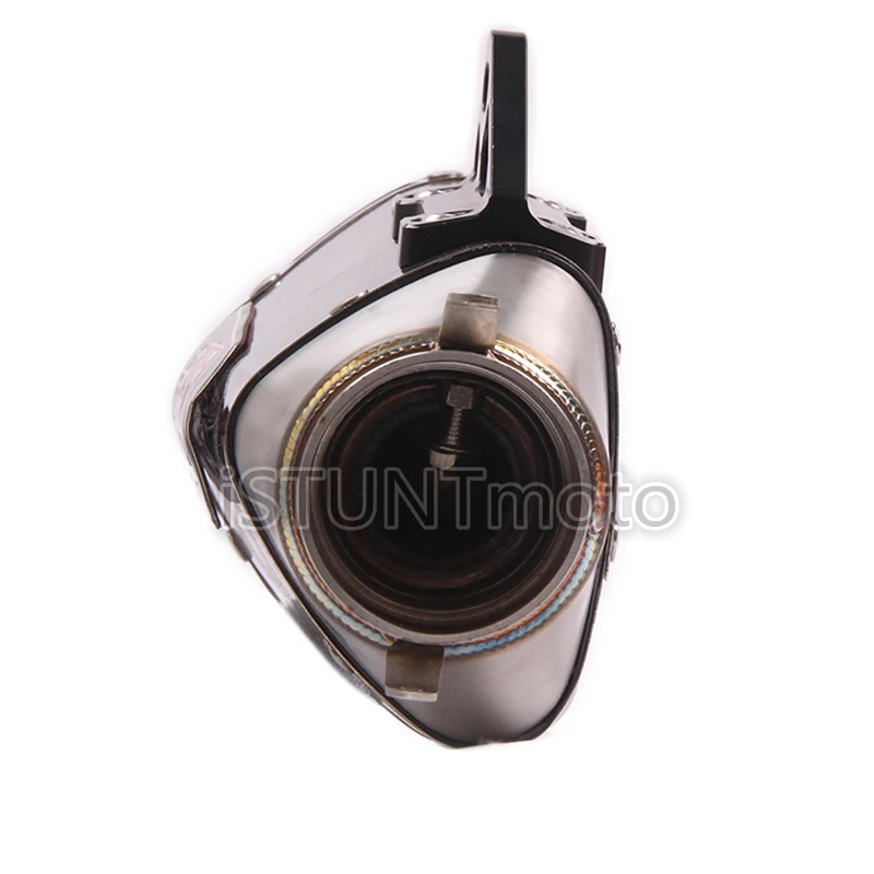 Universal Motorcycle Yoshimura Exhaust Pipe Escape Modified Double holes Muffler For NINJA400 502C CBR250R GSXR250 R25 R6 RC390