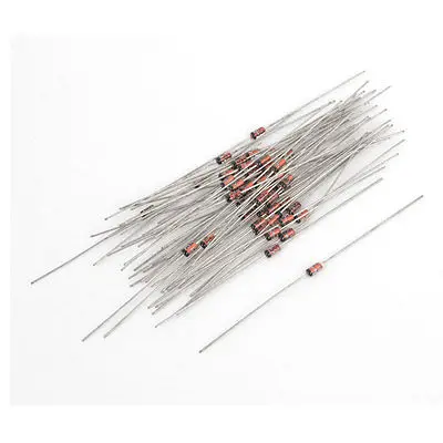 55Pcs 1N5248 18V 1/2W стеклянный герметичный чехол осевые провода зенеровские диоды
