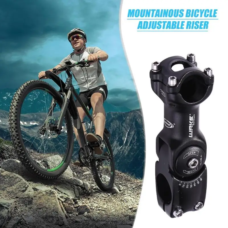 Adjustable Bicycle Stem 90mm 110mm 25.4mm Aluminum High-Strength Lightweight Mountain Road Bike Handlebar Stem Bicycle part