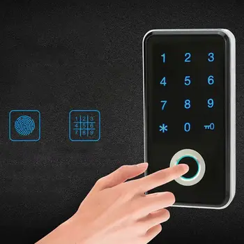

Smart Digital Fingerprint Touch Code Password Lock Security Anti-theft Electronic Wardrobe File Cabinet Home Improvement