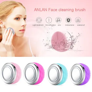 

Electric Silicone Cleansing Instrument Facial Washing Instrument Import Instrument Mini Waterproof Ultrasonic Beauty Apparatus