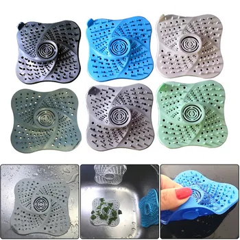 

Bathroom Sink Filter Hair Catcher Stopper Anti-blocking Kitchen Sink Strainer Drain Cover Bathtub Shower Drain Hole Filter