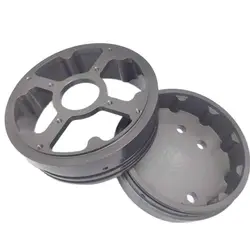 Peças de arquivo de passo cnc fazendo