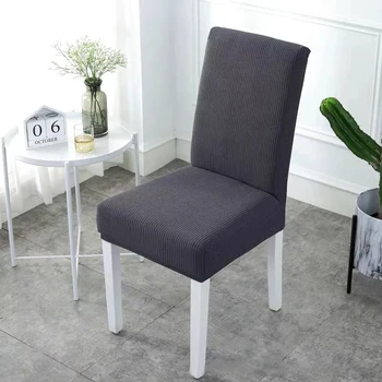 

Waterproof Thick Material Stretch Chair Cover for Kitchen/Wedding Elastic Chair Covers Spandex Dining Room Chair Cover with Back