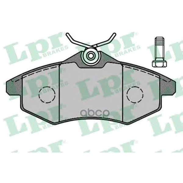 Колодки Тормозные Citroen C2/C3 1.1-1.4 02- Передние Lpr 05p805 Lpr арт. 05P805