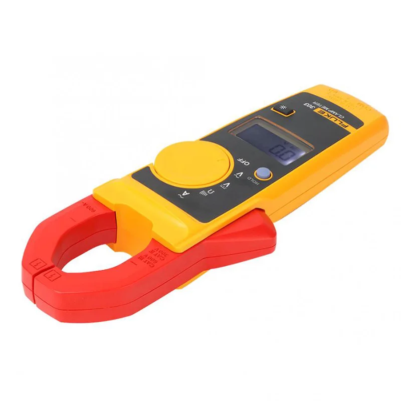 FLUKE 303 мультиметр-зажим AC/DC Ручной 600A 30 мм челюсть 4000 с подсветкой