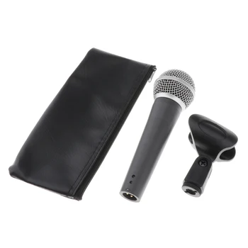 

Professional Stage Vocal Wired Cardioid Dynamic Microphone SM58 for Video Recording KTV