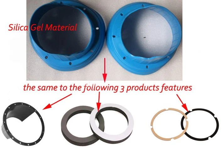 6.5 inch Speaker horn mat wire mount Adapter Plates Ring Car Front Rear Door For Mitsubishi ASX LANCER Outlander