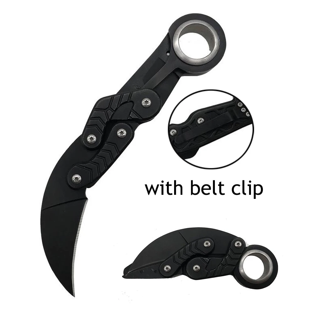 

Promithi Mechanical Knife Camping Tactical Outdoor Tool Multi-function Survival Folding Knife Wild Survival Knife