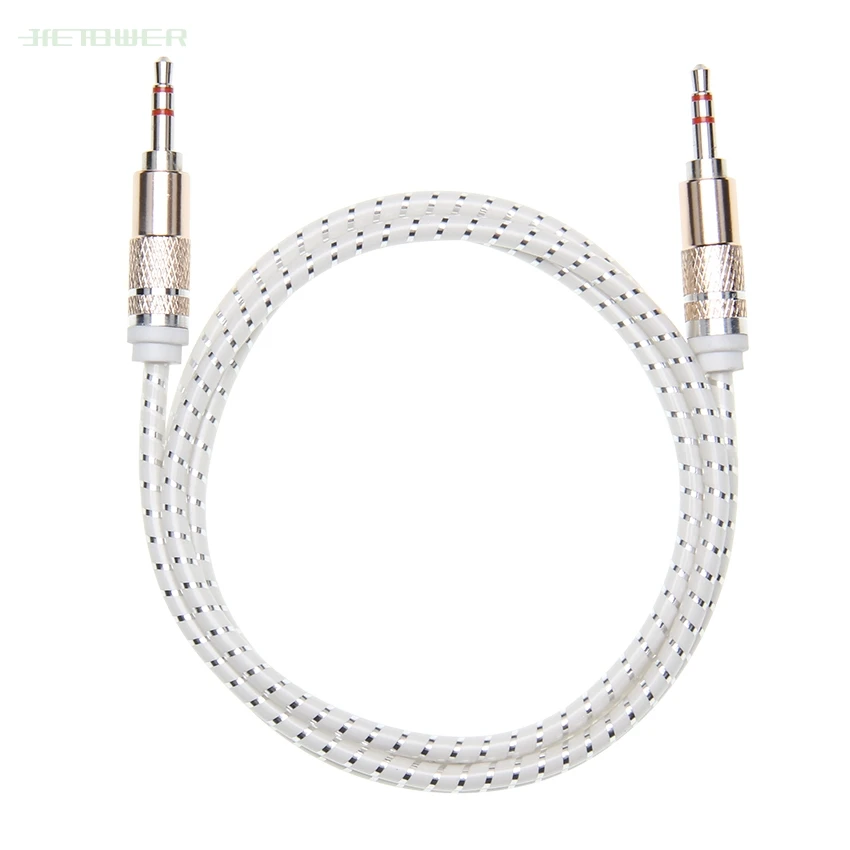 Colorful Jack 3 5mm Audio Cable Candy Car AUX Cable Headphone Extension Code for Phone Car Headset Speaker 50pcs lot