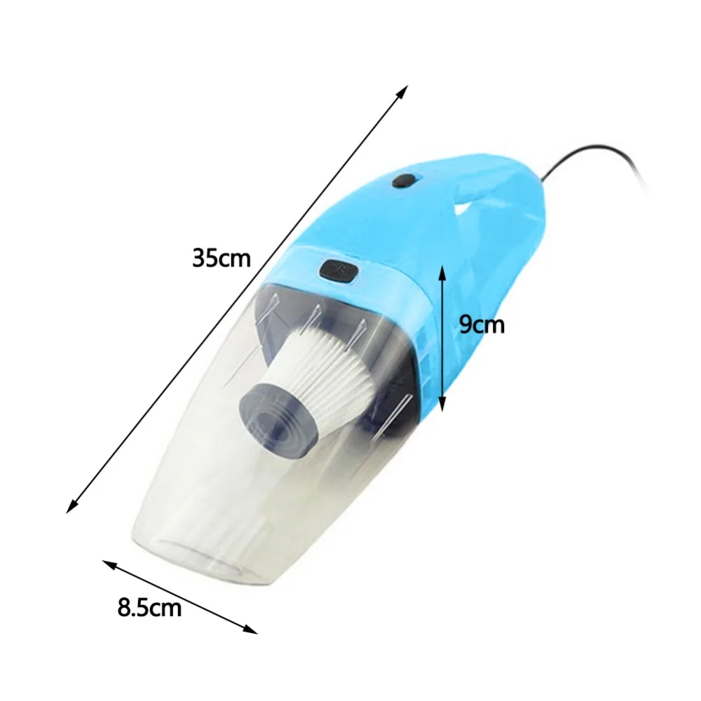 12 V/120 W Портативный автомобильный пылесос для сухой и влажной уборки двойной Применение прекрасный отсос припоя ручной автомобильный пылесос
