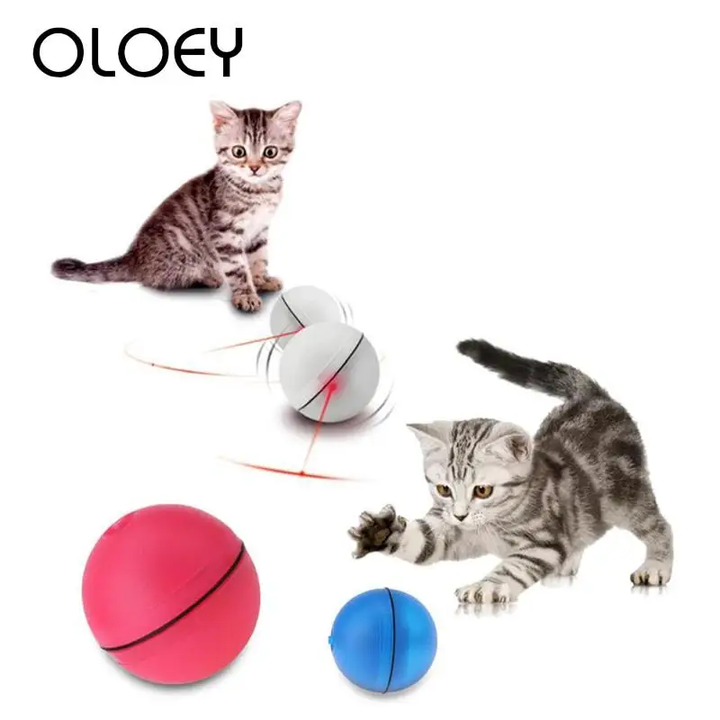 

Funny Electric Rolling Toy Ball Toys for Pets Cats Dog Interactive Laser Magic Ball Toy with LED Laser Light Keep Your Pet Busy