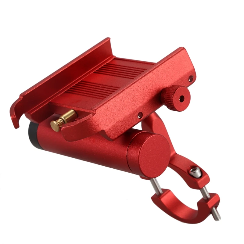 

Hot-Motorcycle Mountain Bike Bicycle Mobile Phone Navigation Bracket with Charging Treasure Portable Rotatable 2-In-1 Bracket Mt