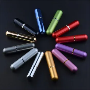

5ml Refillable Portable Traveler Aluminum Spray Atomizer Empty Perfume Bottle for Travel Hot