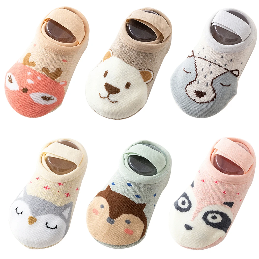 

Cute Baby Socks Infant Sock Newborn Autumn Winter Children Floor Socks Shoes Anti Slip Soft Sole Sock 0-3Y