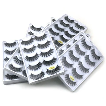 

25 pairs 3D Mink lashes Wholesale Natural False Eyelashes 3D Mink Eyelashes Soft makeup Extension False Lashes cilios g806 g800
