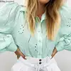 BOHO INSPIRED Shirts Blouses Women Fashion Casual Tops Female Turn-Down Collar Long Sleeve Blouse Ol Style Shirt Simple Top ► Photo 3/6