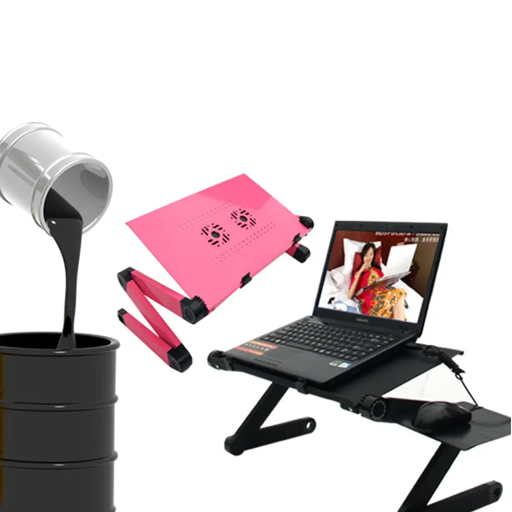 

48CM Laptop Desk Magnesium Alloy ABS With Dual Fans Collapsible No Installation Required One Second Lock Place Your Laptop